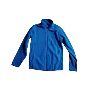 Amazon Essentials Kids Blue Fleece Zip Up Jacket Size XL  11-12 Year